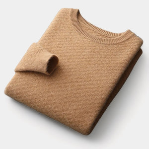 OLD MONEY Merino Wool Checkered Sweater