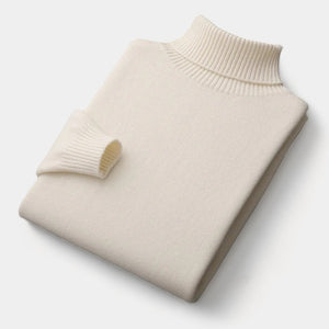 OLD MONEY Merino Wool Turtleneck Sweater