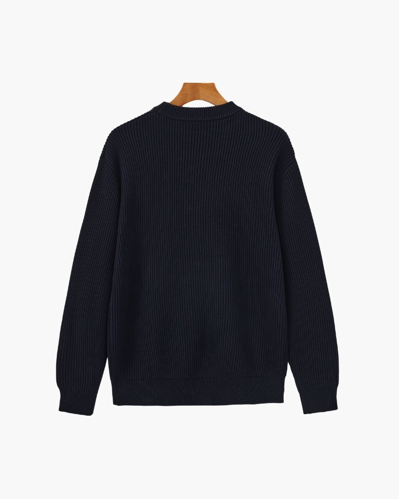 Gustave Ribbed Crewneck