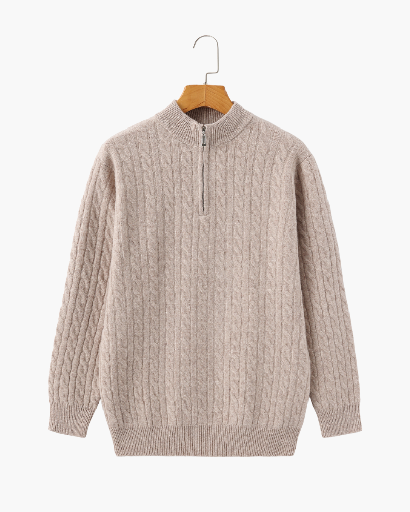 Federico Cashmere Half-Zip