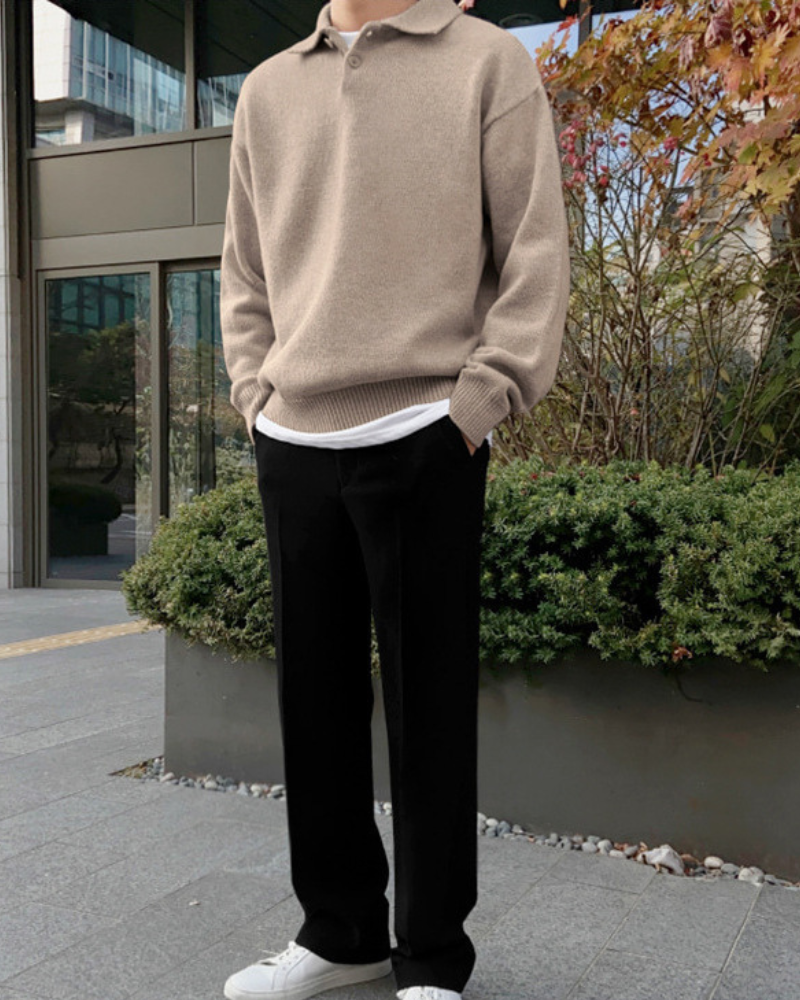 Giulio Wool Half-Zip
