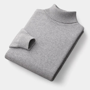 OLD MONEY Merino Wool Turtleneck Sweater