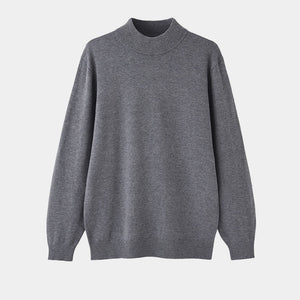 OLD MONEY Merino Wool Half Turtleneck Sweater
