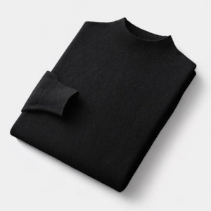 OLD MONEY Merino Wool Half Turtleneck Sweater