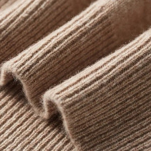 OLD MONEY Merino Wool Quarter-Zip Sweater