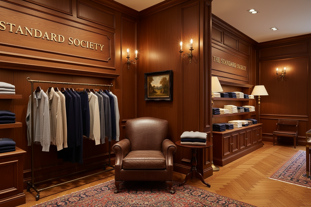 The Standard Society met branding